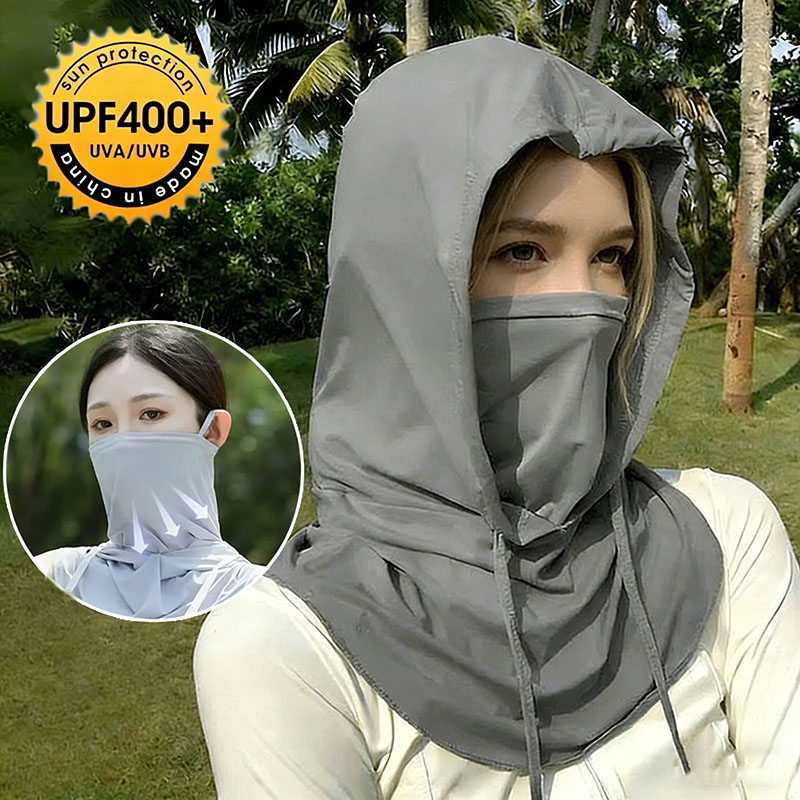 Cycling Face Mask - 1Pc バラクラバ帽子通気性日焼け止め速乾性サイクリングフルヘッドマスク抗紫外線ユニセックスオートバイ釣りフェイスマスクフード帽子