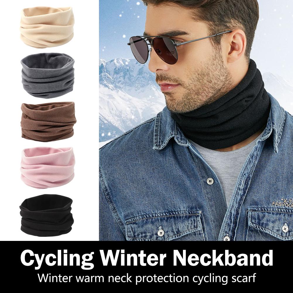 Cycling Face Mask - 暖かい冬用防風ネックチューブスカーフ、男女兼用バンダナマスク、ハーフフェイスカバー、サイクリング、スキー、スポーツ、キャンプ、ハイキング用スカーフ