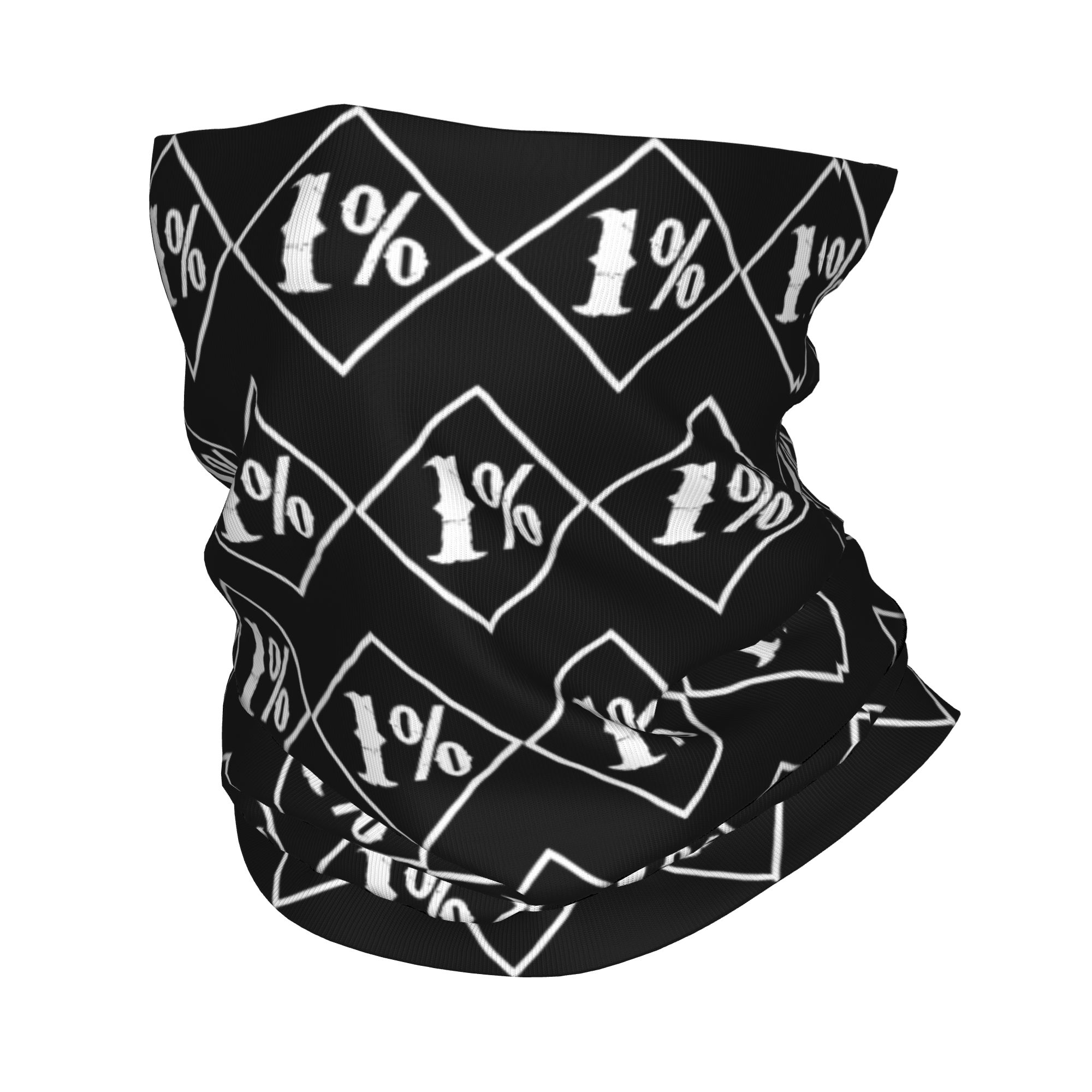 Cycling Face Mask - ワンパーセンター 1% バンダナ ネックカバー プリント モーターサイクルクラブ