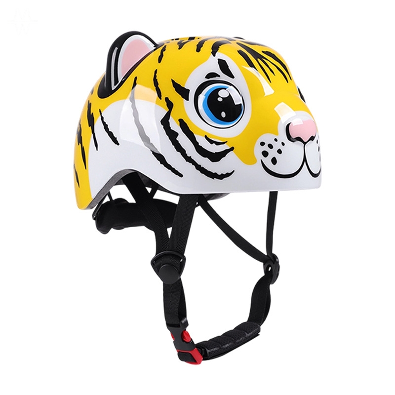Cycling Gear Of The Year - かわいいトラ柄幼児用自転車ヘルメット CE CPSC認証済み 調整可能安全ヘルメット 男の子女の子用 2～6歳児