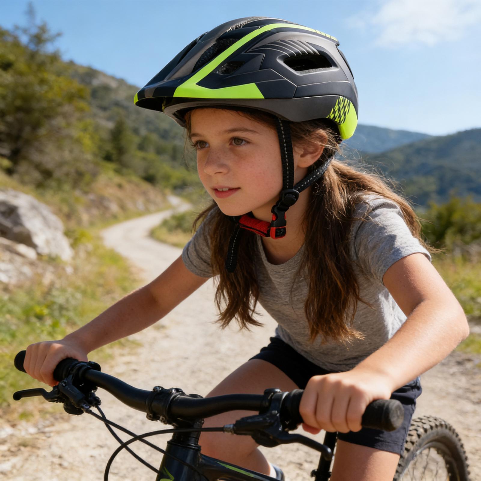 ユースフルフェイスヘルメットサイクリングヘッド保護具子供用オ - Cycling Gear Beginner のレビューと価格
