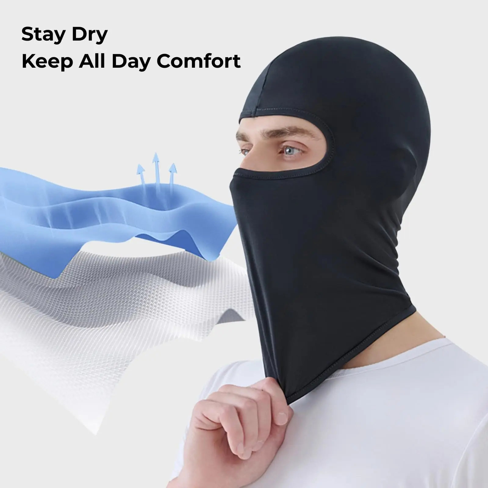 男女兼用日焼け止め通気性カモフラージュバラクラバマスク屋外ス - Cycling Face Mask のレビューと価格