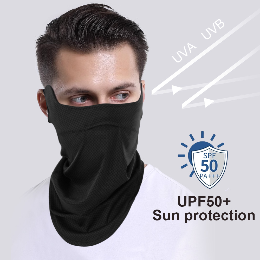 UV保護付きの通気性のあるフェイスカバー,スポーツ,サイクリ - Cycling Face Mask のレビューと価格