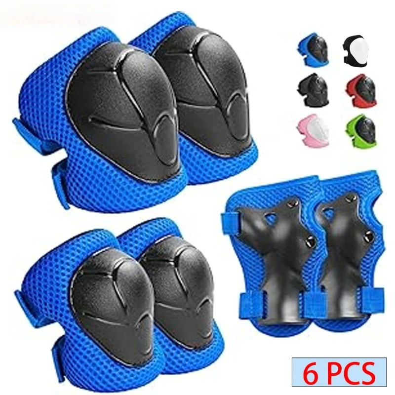 6個入り子供用保護具セット、膝肘手首ガード、3～15歳向け調 - Cycling Gear Of The Year のレビューと価格