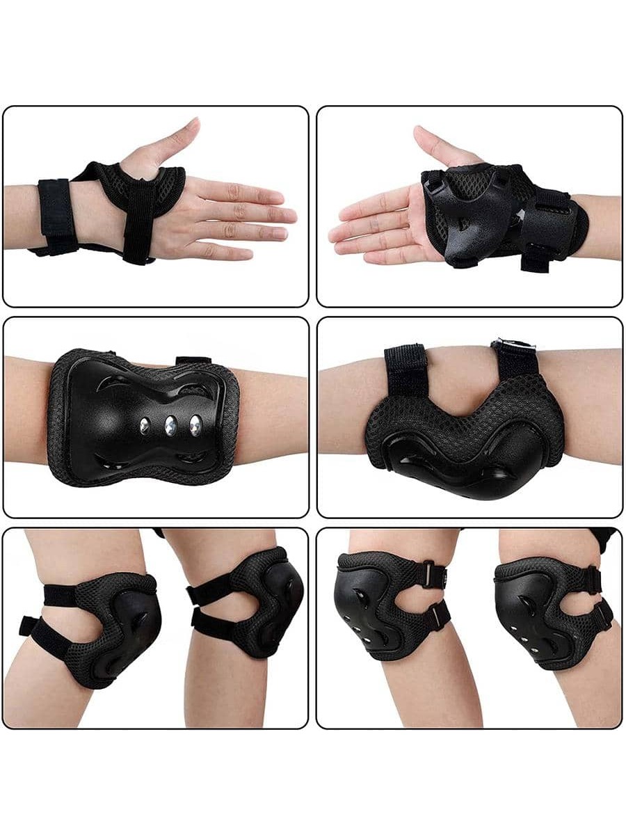 6個入り子供用保護具セット（3～15歳向け）、スケートボード - Cycling Gear Of The Year のレビューと価格