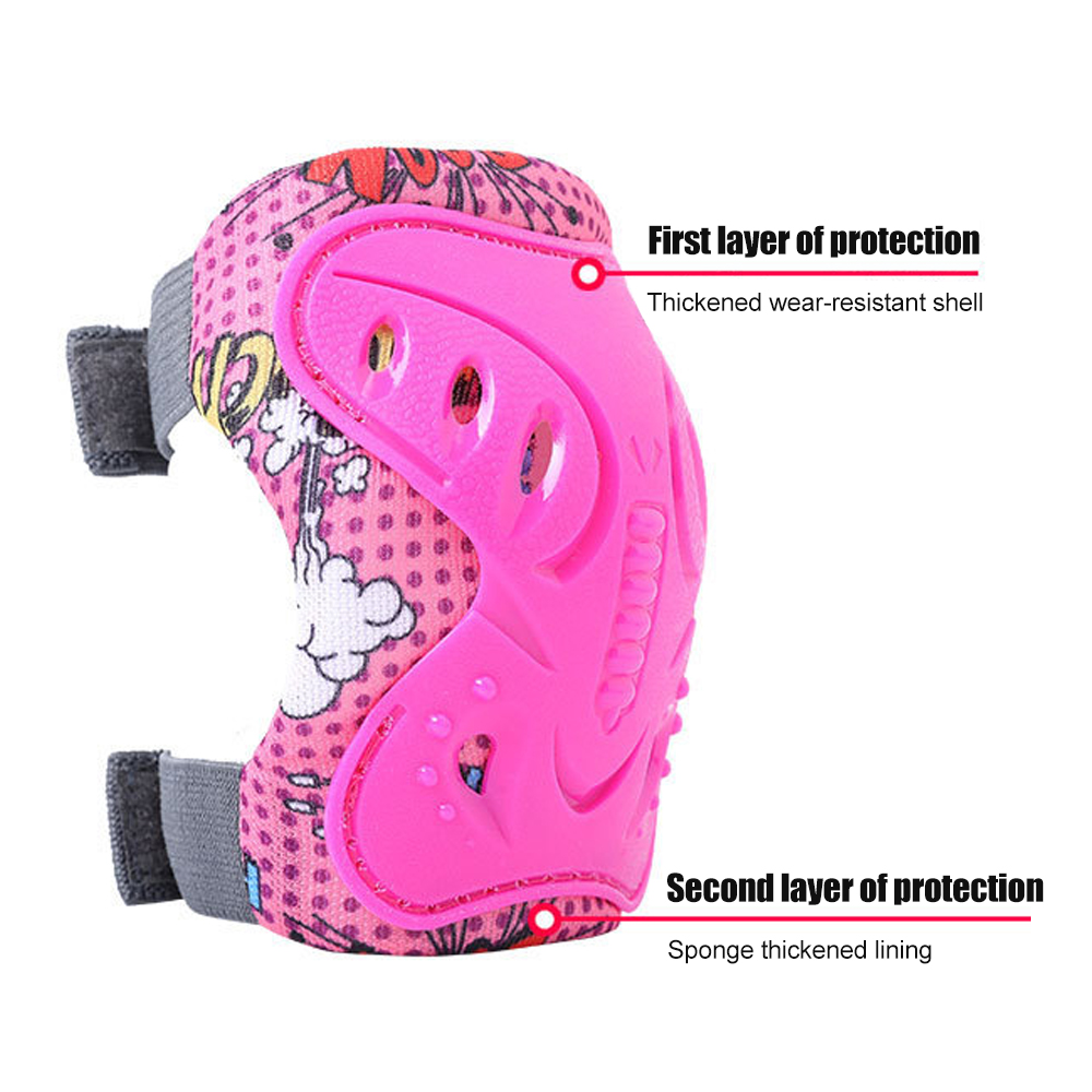 6個セット 子供用 3-12歳 膝肘パッド 保護具 ローラー - Cycling Gear Of The Year のレビューと価格